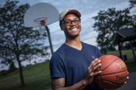 Jonathan Blanchard, a Flint native and Kettering University senior, has developed a unique children's program that focuses on their passion for basketball to teach them STEM skills. 