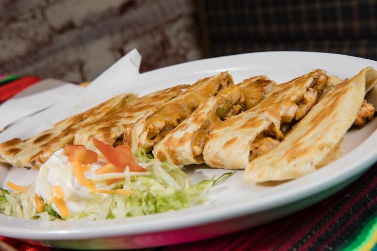 The menu at Soriano's Mexican Kitchen includes all the classics, including (of course) quesadilla.