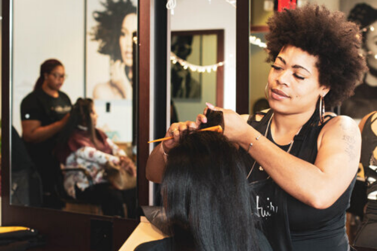 Twice a year the Creative Hair School gives back to the community through initiatives like Free Care For Your Hair. It provides and promotes free hair care maintenance for adults and children ages 7 to 17.