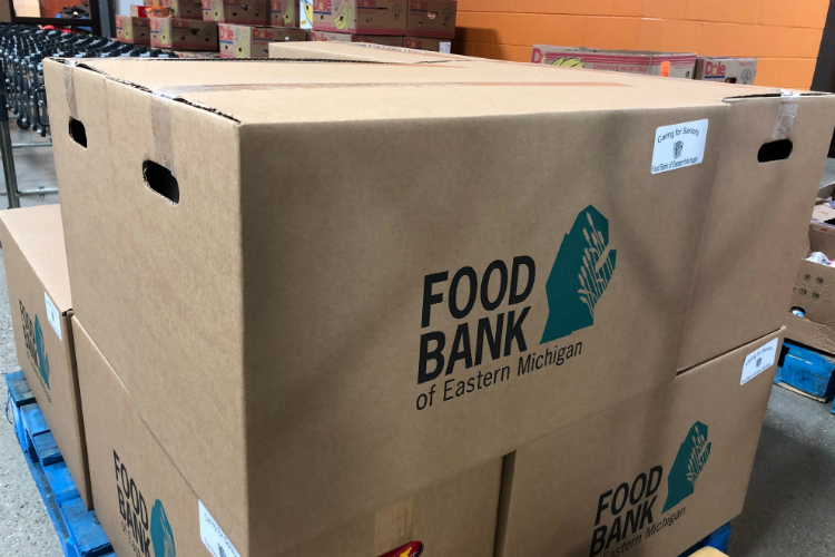 The Food Bank of Eastern Michigan hopes to raise $725,000, enough to give away 4.3 million means.