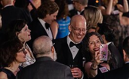 AAoM's Marc Berke and friends at the 2023 gala.