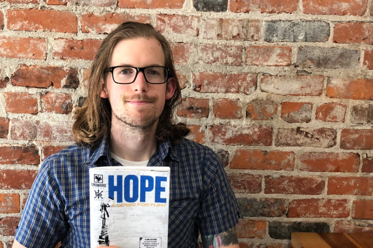 "Hope: A Comic for Flint" features comics developed by five writers and five artists, each with its own unique perspective.