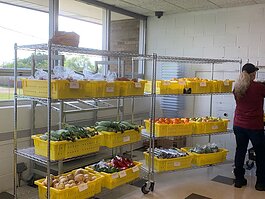 Every Thursday from 4:30 p.m. to 7:00 p.m. Flint Fresh brings a large offering of perishable goods that SBEV families and the greater public can purchase at a discounted price.