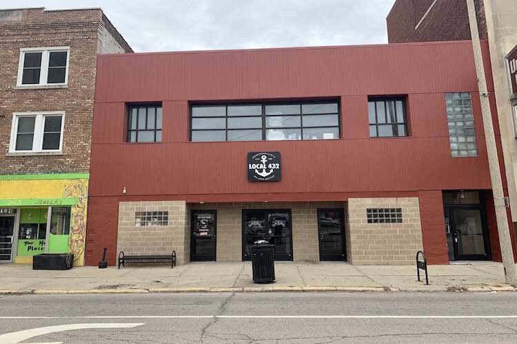 The Flint Local 432 all-ages music venue spot on 124 West 1st St downtown that stages everything from rock, hip-hop, poetry, and Alexis Harvey's Cartoon Cabaret.