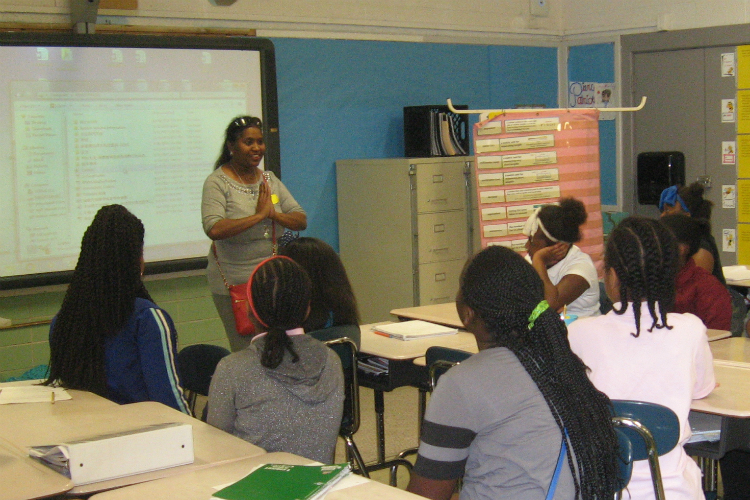 Through a new pilot program, international students from UM-Flint are hosting five dialogues with students at Pierce Elementary School in Flint.