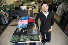 Marcus Bieth started as an employee when Flint City T-shirts opened in 2003 and worked his way up to co-owner three years ago.