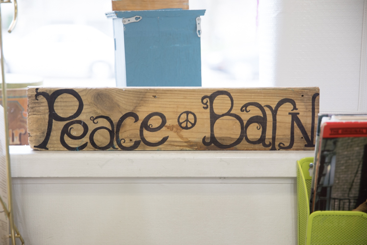 The Peace Barn is a consignment shop with a vintage feel located on Third Street in downtown Flint.