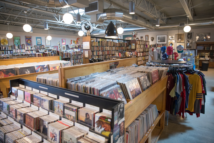 Used books and vinyl records are a specialty of Totem Books, an independent book store on 620 W. Court St. in Flint.