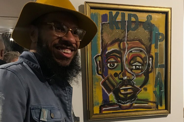 In response to the pandemic, Errin Whitaker adopted a four-point plan to ensure his artwork was still available for the world to appreciate and purchase.