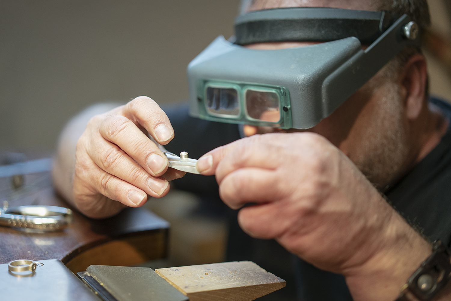 Flint resident and metalsmith Robert McAdow openned Flint Trading Co. this year.