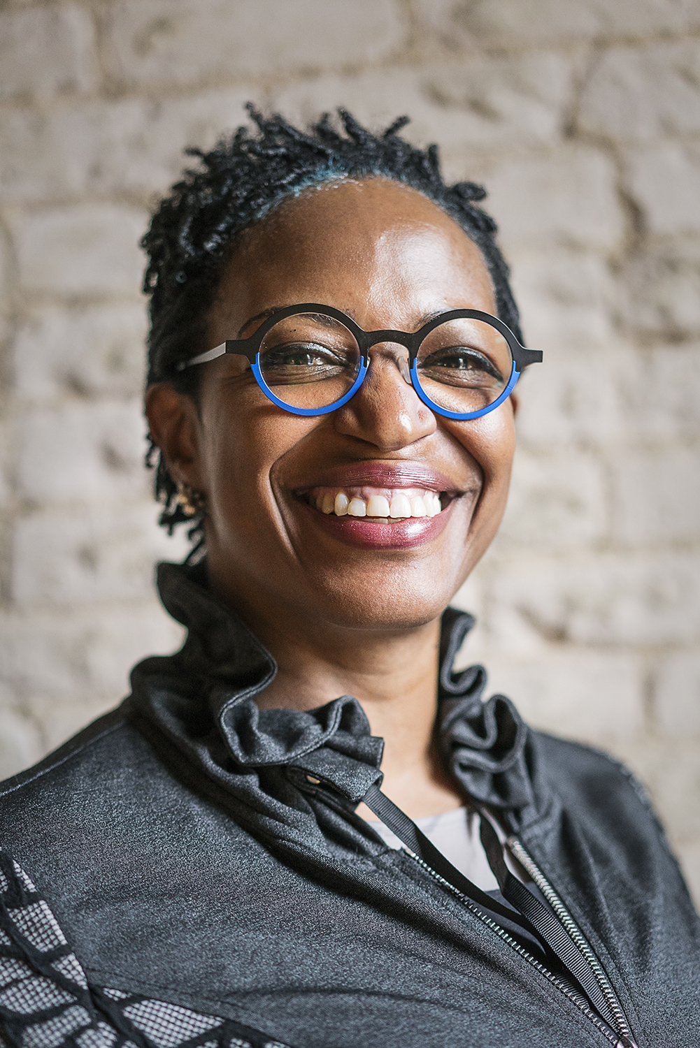 Flint, MI - Thursday, November 2, 2017: Executive Director of the Flint Early Childhood Collaborative and Educare Center, Denise Smith, 55, of Detroit, has her portrait taken in her office at the Community Foundation Building in downtown Flint.