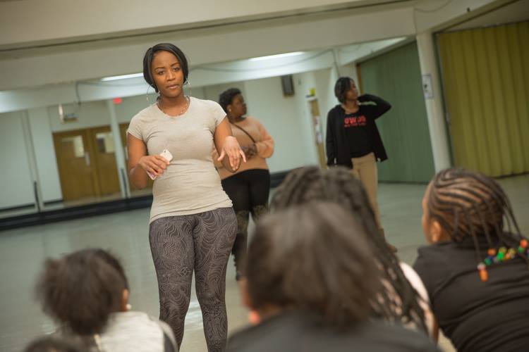 Porcha Clemons, 27, owns Heart of Worship Dance Studio. 