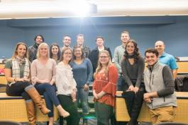 Members of the University of Michigan-Flint's Entrepreneurs Society recently brought back a national award—second place for cross campus involvement from the College Entrepreneurship Organization conference. 