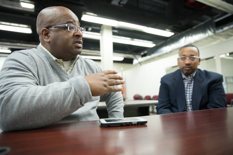 Robert Matthews and Dartanyan Jamerson lead the Workforce Development work at Mott Community College.