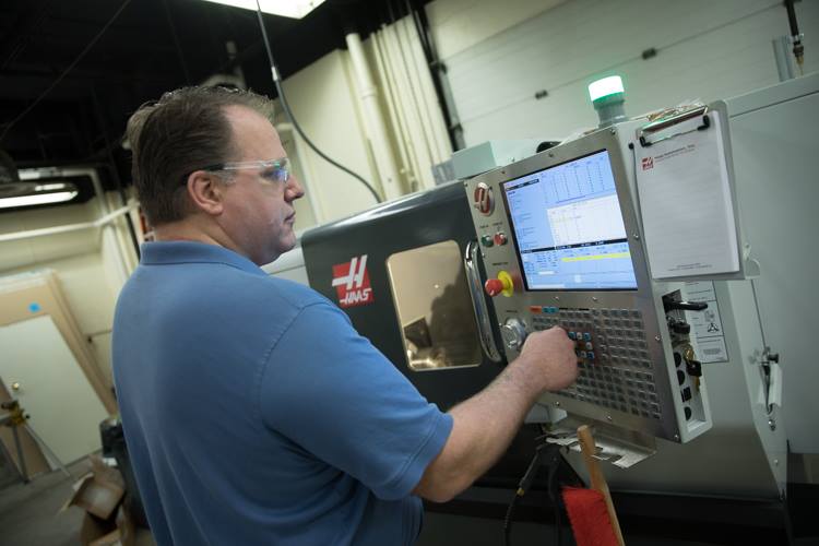 “With the skills that I've learned with the CNC (manufacturing equipment), I've got three companies who are really interested and ready to hire me on the spot once I finish the program,” says Steve Terry, a student in MCC's Workforce Development Prog