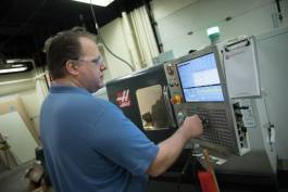 “With the skills that I've learned with the CNC (manufacturing equipment), I've got three companies who are really interested and ready to hire me on the spot once I finish the program,” says Steve Terry, a student in MCC's Workforce Development Prog
