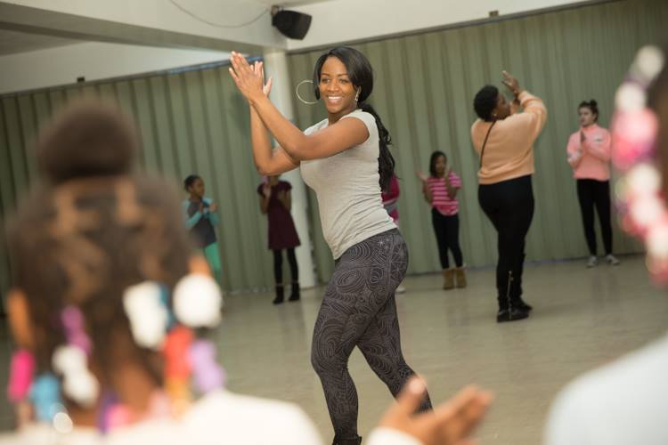Porcha Clemons, 27, offers free dance classes for Flint children aged 5 to 19 two days a week.