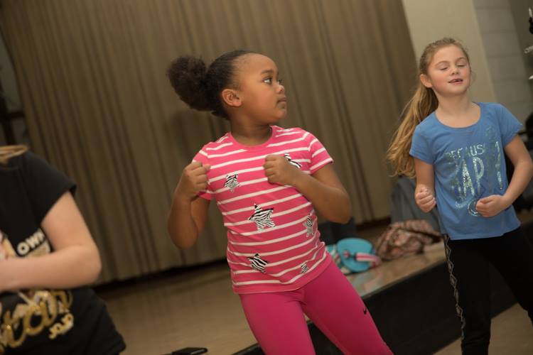 Children have the opportunity to learn ballet, hip hop, liturgical, and jazz in the lessons provided by Heart of Worship Dance Studio.