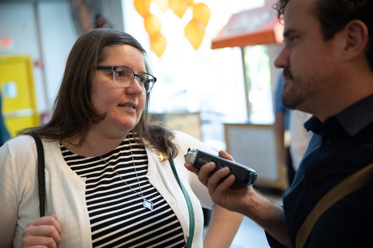 Crystal Pepperdine talks about the new partnership that will Flint Handmade items on the Flint Farmers' Market's new Pavilion Patio.