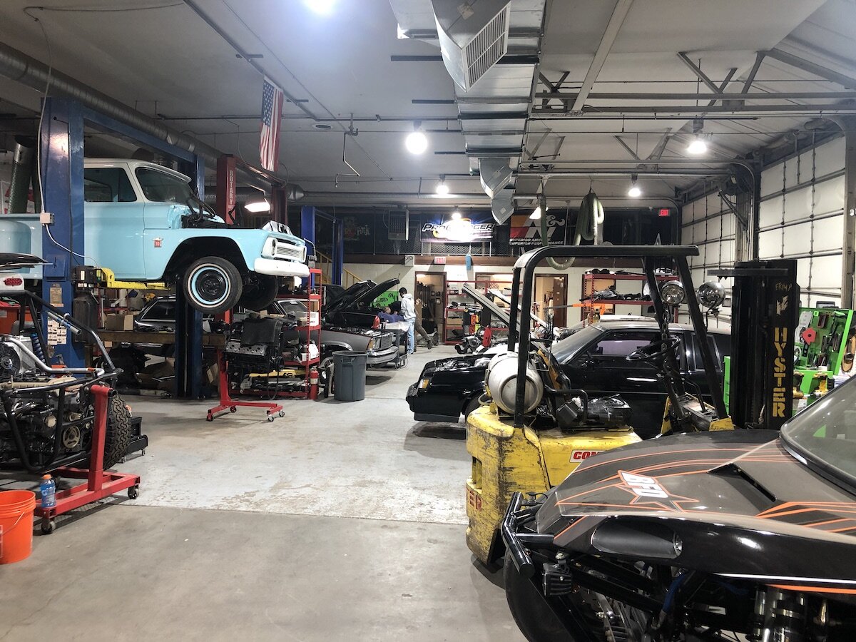 A look inside the approximately 15,000 square feet Alpha Motorsports facility.