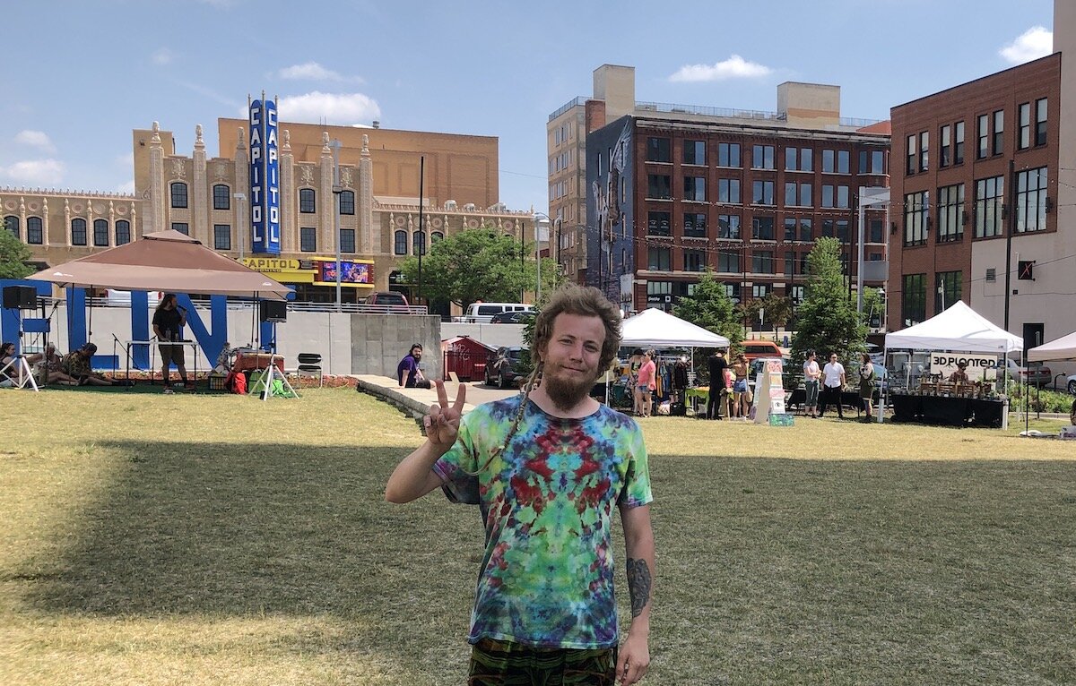 Derrick Smith of Zoolander Creations organized a Flint Art and Craft Fair at Brush Park on June 12.