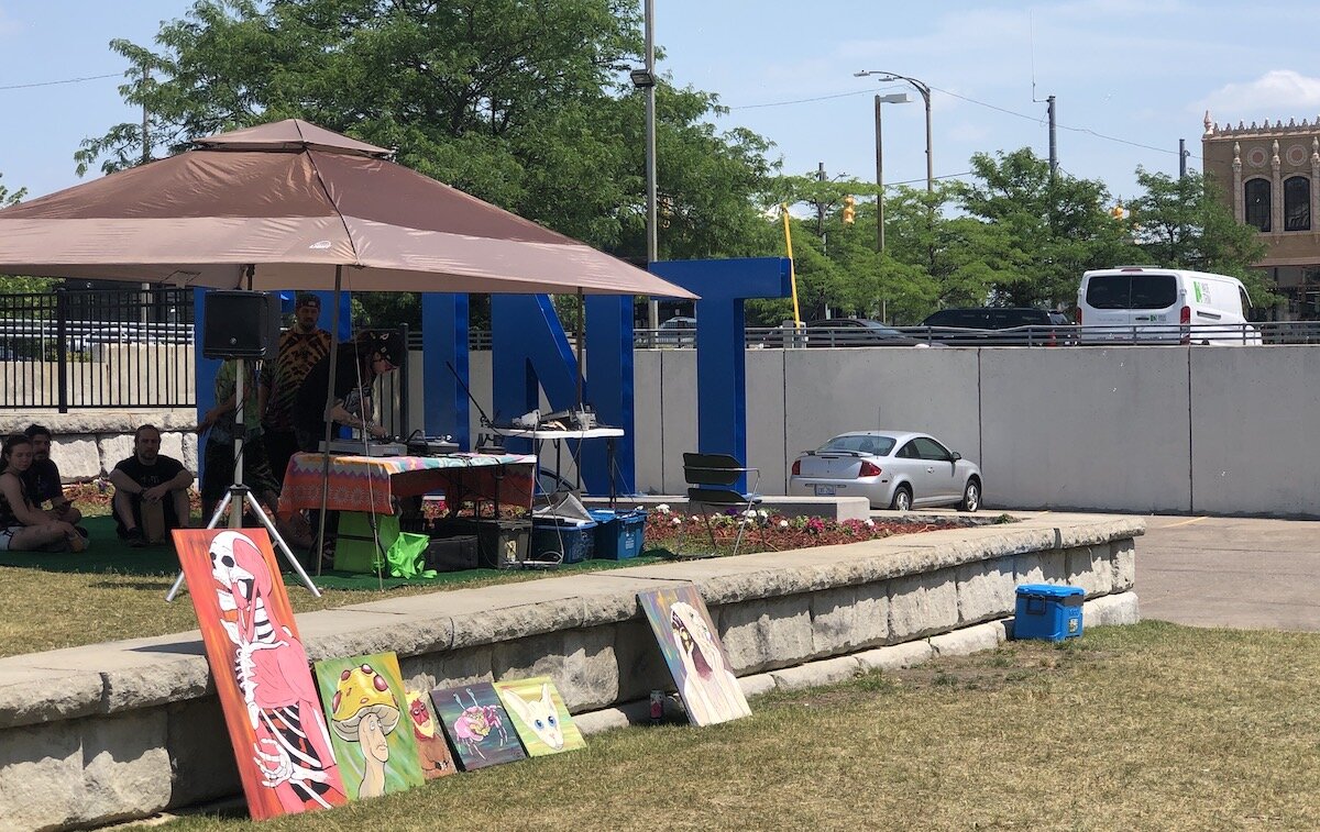 Several artists and makers participated in an Art and Craft Fair at Brush Park on June 12.