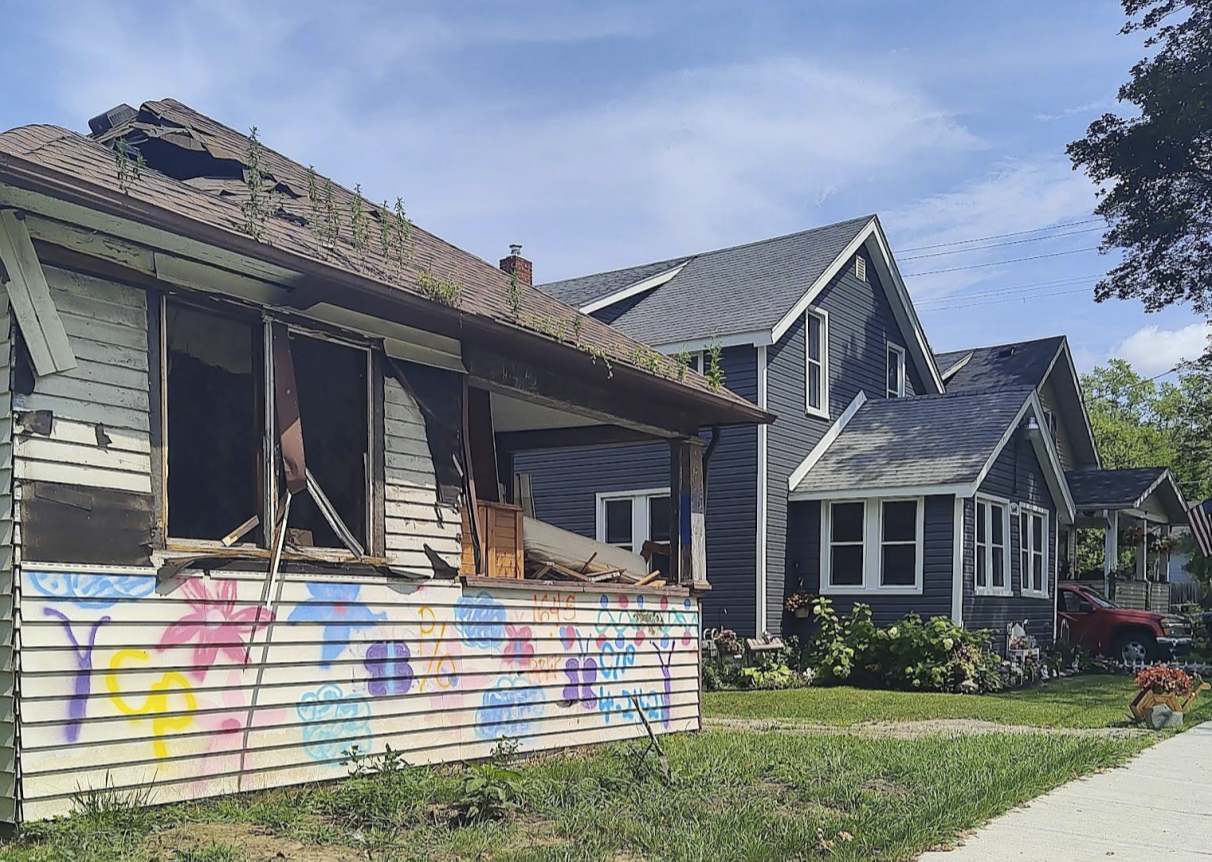 An eastside family worked for years to try and have an unsafe home removed next door, and finally saw it happen in August.