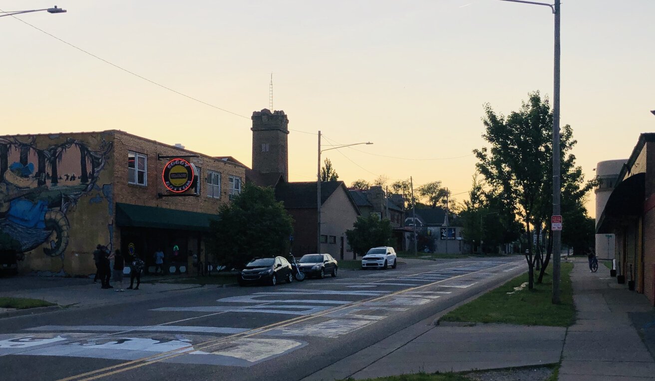 A new Black Lives Matter mural was painted on Martin Luther King Jr. Boulevard downtown Flint.