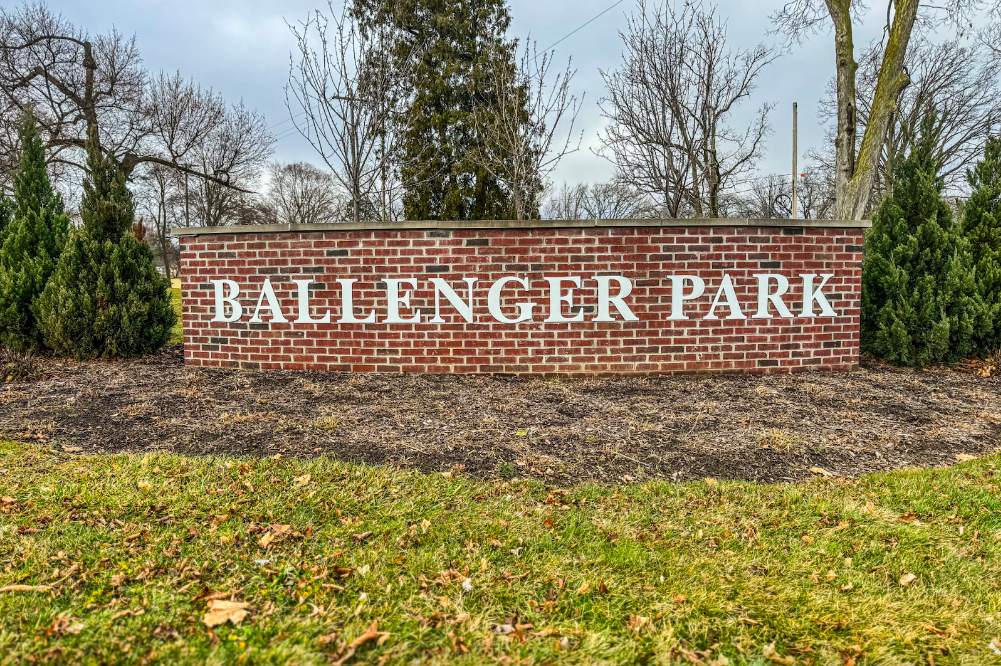 Pictured on Dec. 27, 2023, Ballenger Park sits on the corner of Dupont and Flushing Road, holding space for community events, basketball games, and picnics. 