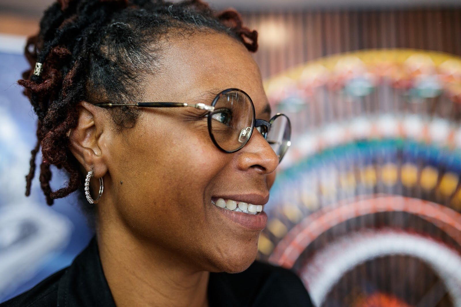 Principal Shalonda Byas poses for a portrait on Thursday, Aug. 18, 2022 at Brownell STEM Academy.