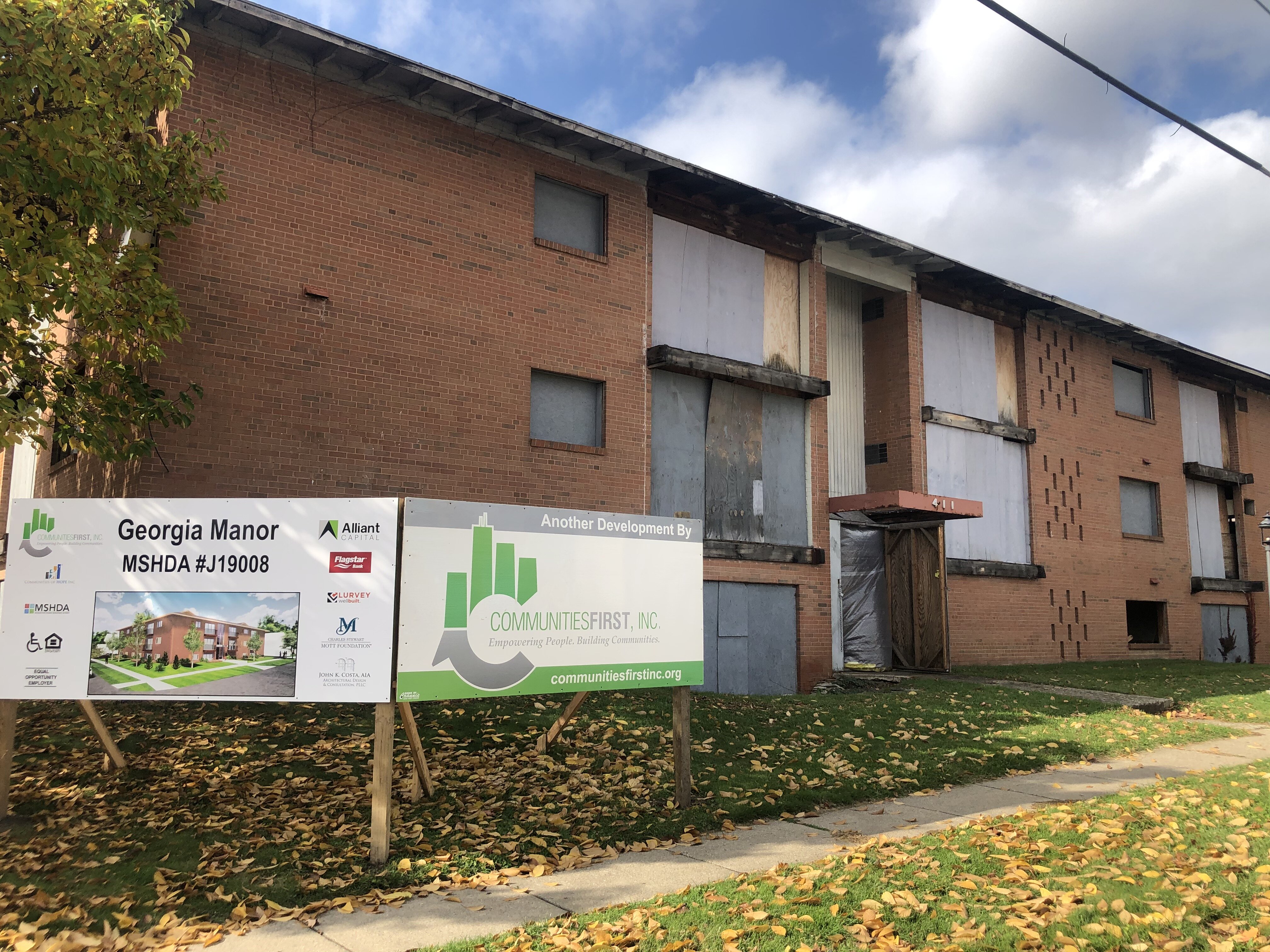 Communities First, Inc., is redeveloping an apartment complex in Carriage Town that has been vacant for nearly 20 years.
