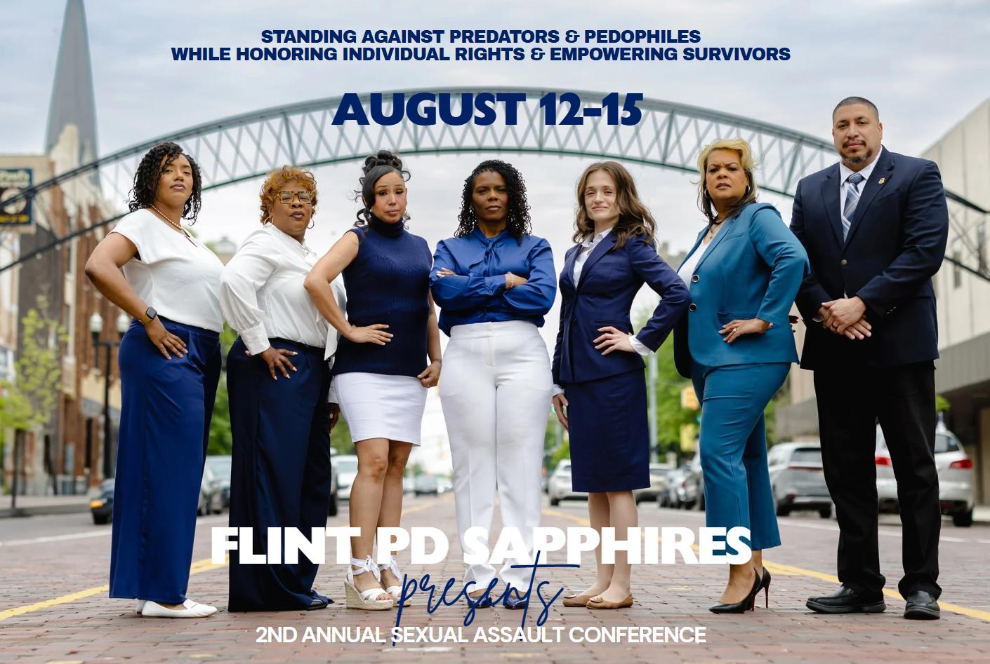 The Flint Police Department’s S.A.P.P.H.I.R.E.S. Unit will host its second annual “Preventing Sexual Assault Crimes & Empowering Survivors” Conference, August 12–15. 