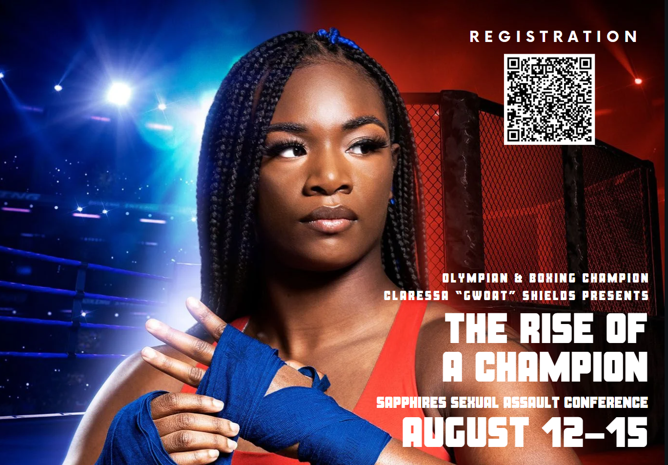 Claressa Shields is a keynote speaker at the second annual “Preventing Sexual Assault Crimes & Empowering Survivors” Conference.