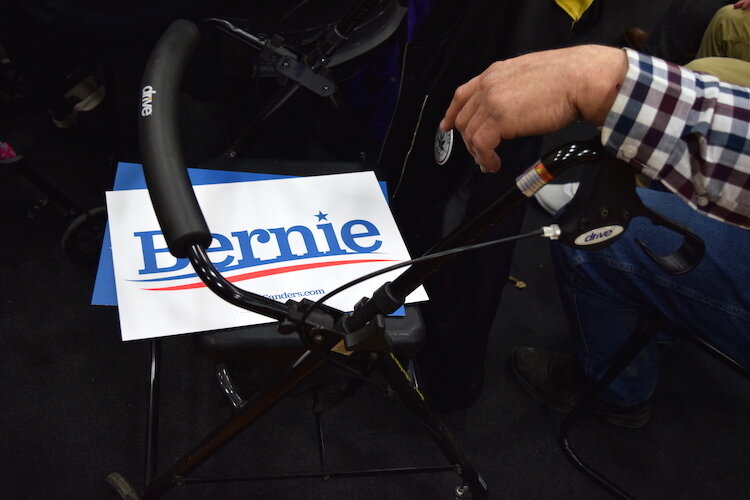 Over 1,000 people attended Bernie Sanders’ town hall on racial and economic injustice within Ballenger Field House, Saturday, March 7. 