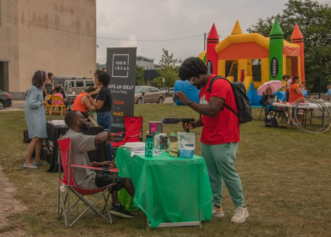 Free kids activities and other information and services were available at the health fair.