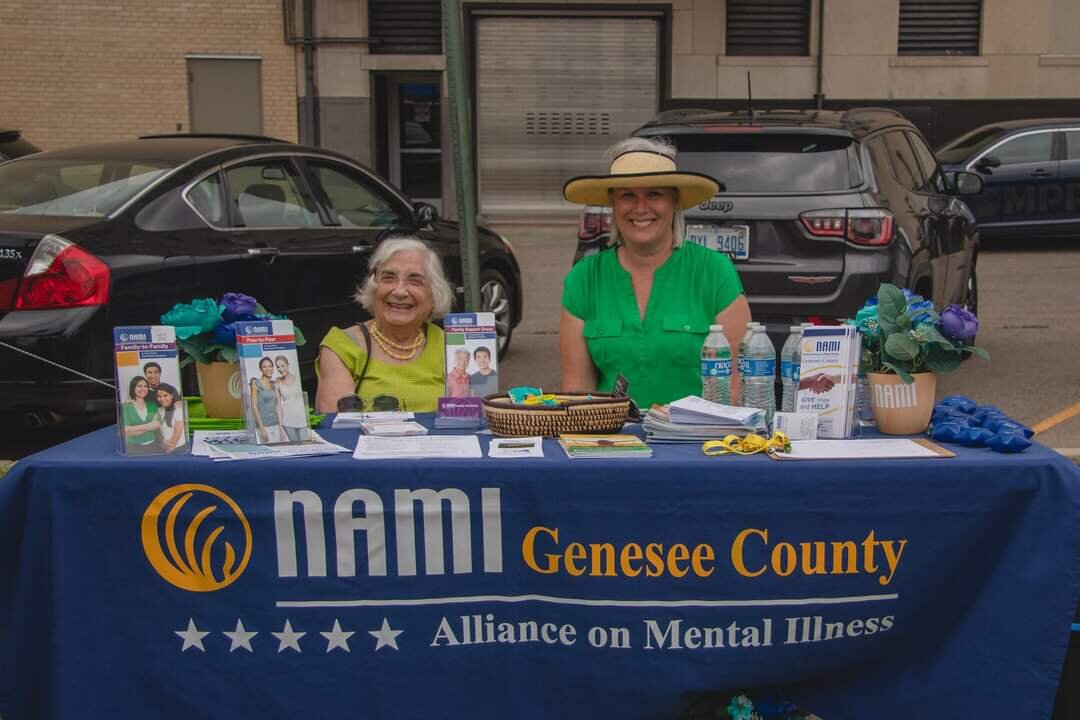 The Genesee County chapter of NAMI was among the vendors at the health fair.