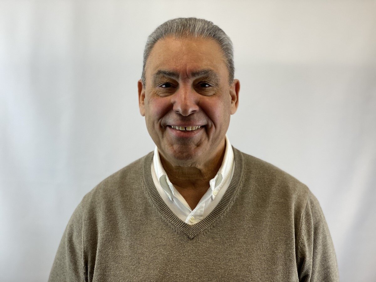 Enrique Rodriguez, 71, an executive board member for Flint’s Latinx Technology and Community Center, is working on breaking down barriers that are preventing the Latinx population from obtaining vaccines. 