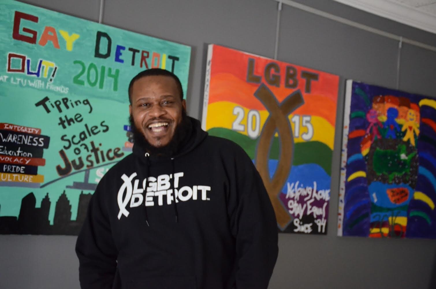 Jerron Totten, social outreach coordinator and legislative advocacy specialist for LGBT Detroit
