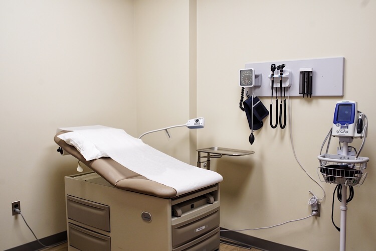 Medical exam room at the Ruth Ellis Center.