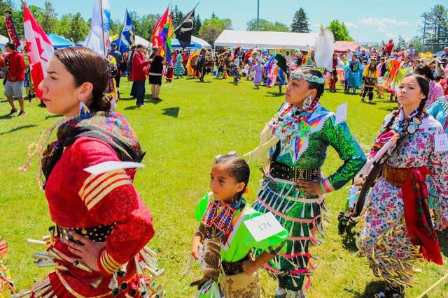 Bay Mills' 2019 "Honoring Our Veterans" powwow. 