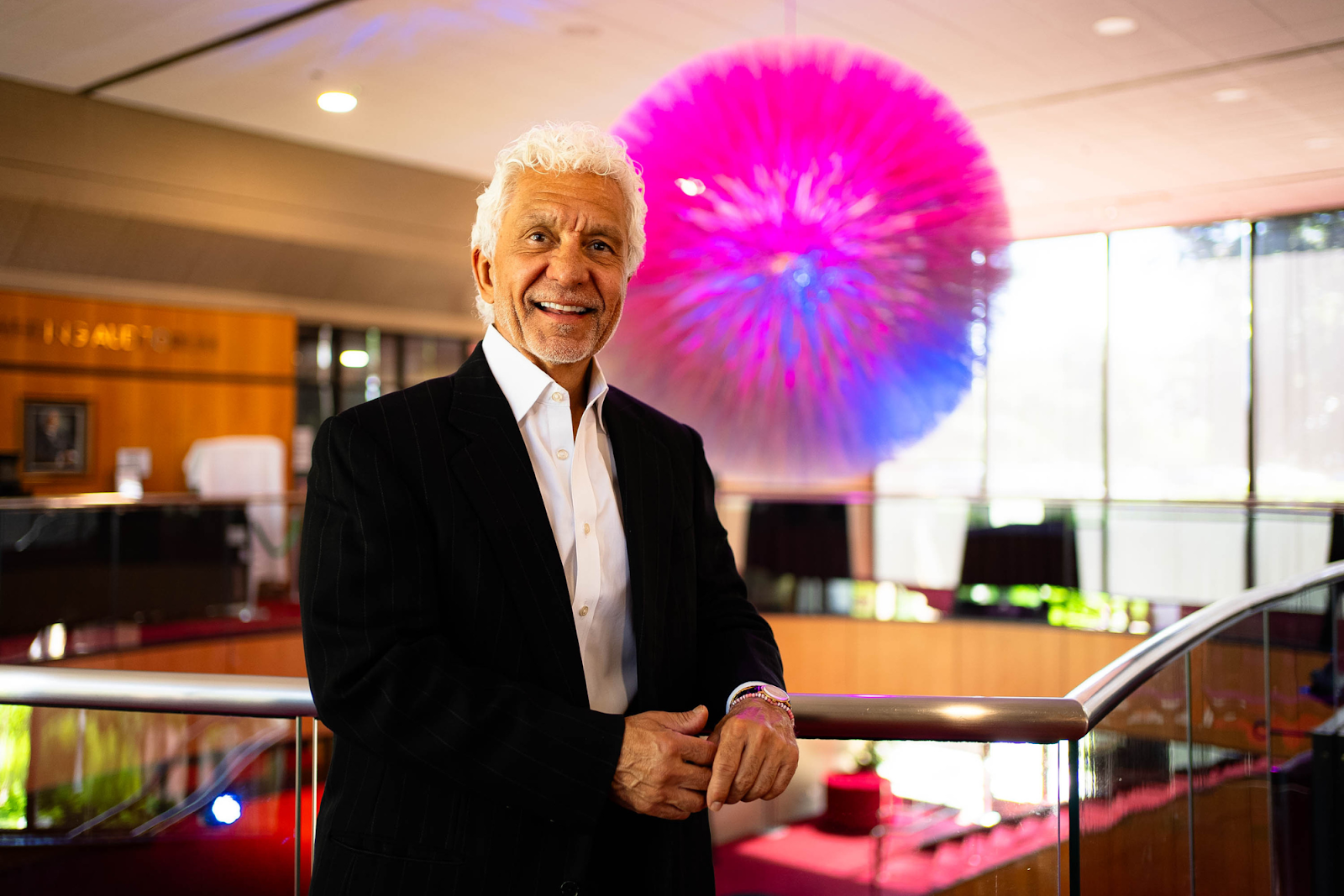 FIM's CEO and President, Rodney Lontine, pictured inside the Whiting Auditorium on May 24, 2024.