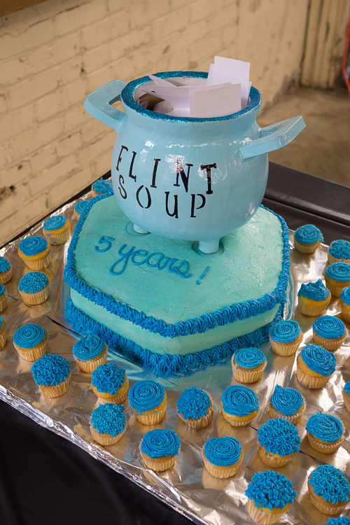 Flint SOUP celebrated its 5 year anniversary during the October event at Factory Two in Flint.