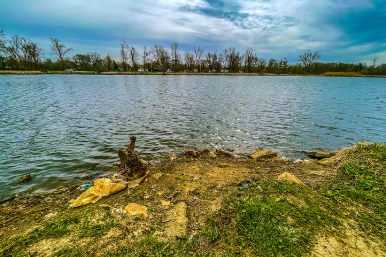 Flint Lake Park on Flint's northside was one of six locations that took part in the Flint River Stewardship Day