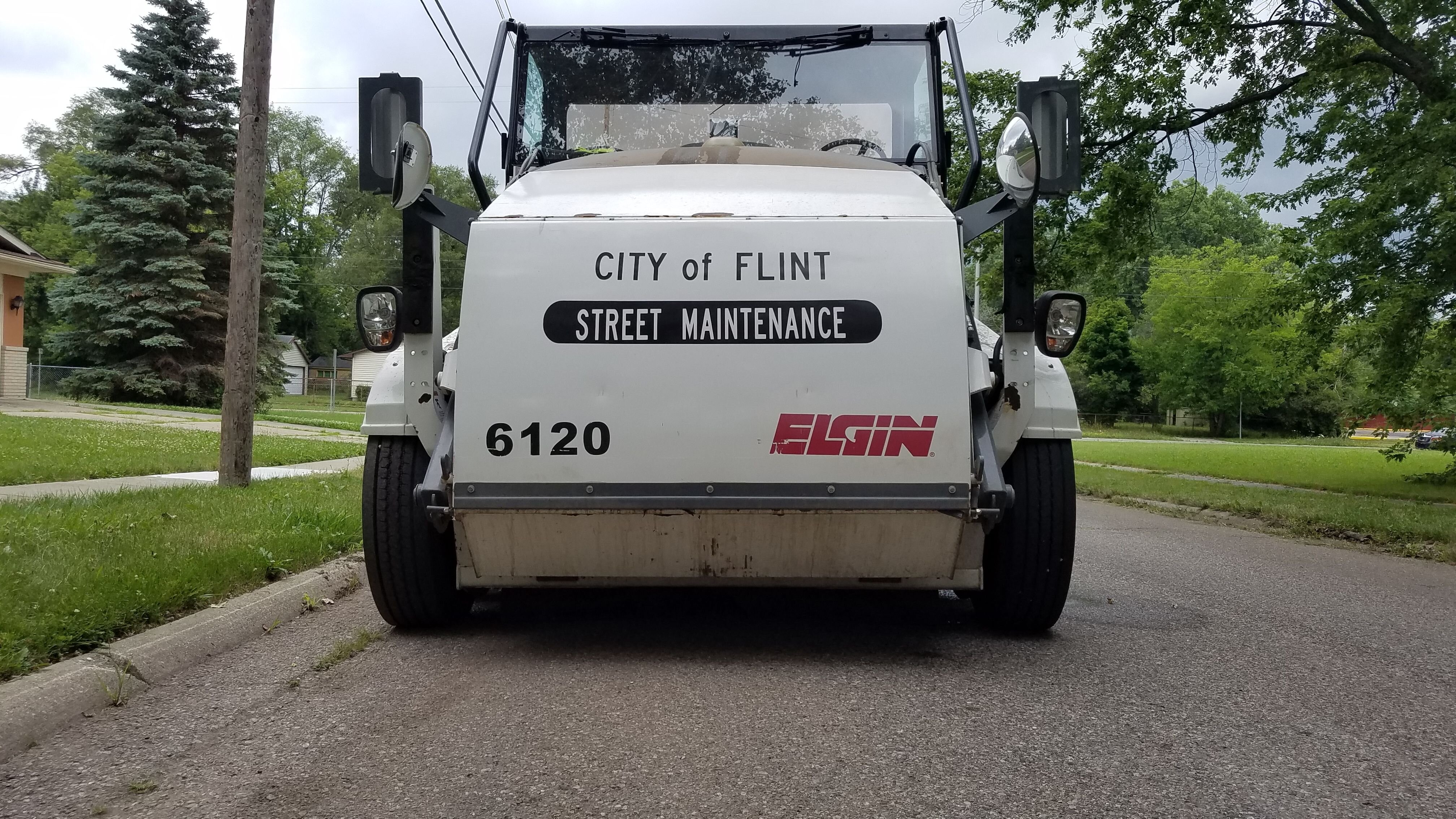 The city of Flint announced a plan to begin sweeping residential streets for the first time in seven years.