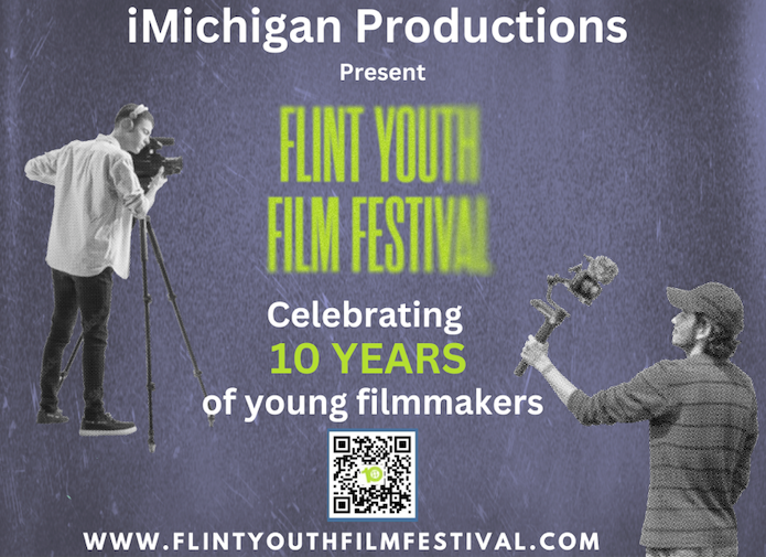 Flint Youth Film Festival celebrates its 10th anniversary with film screenings, workshops, panels, and a red-carpet awards ceremony. 