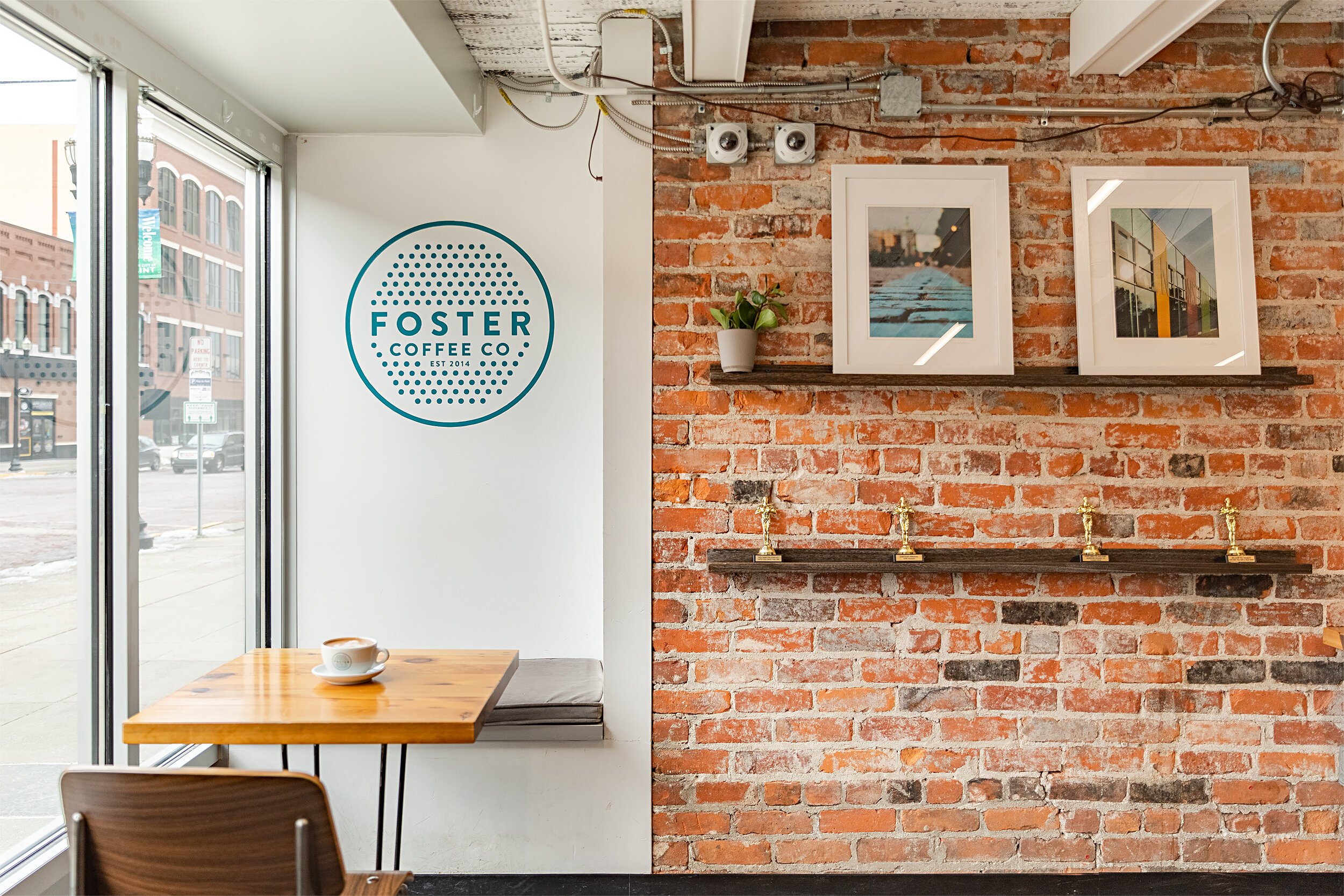 Foster Coffee Company is located inside The Ferris Building at 615 S. Saginaw St. in downtown Flint.