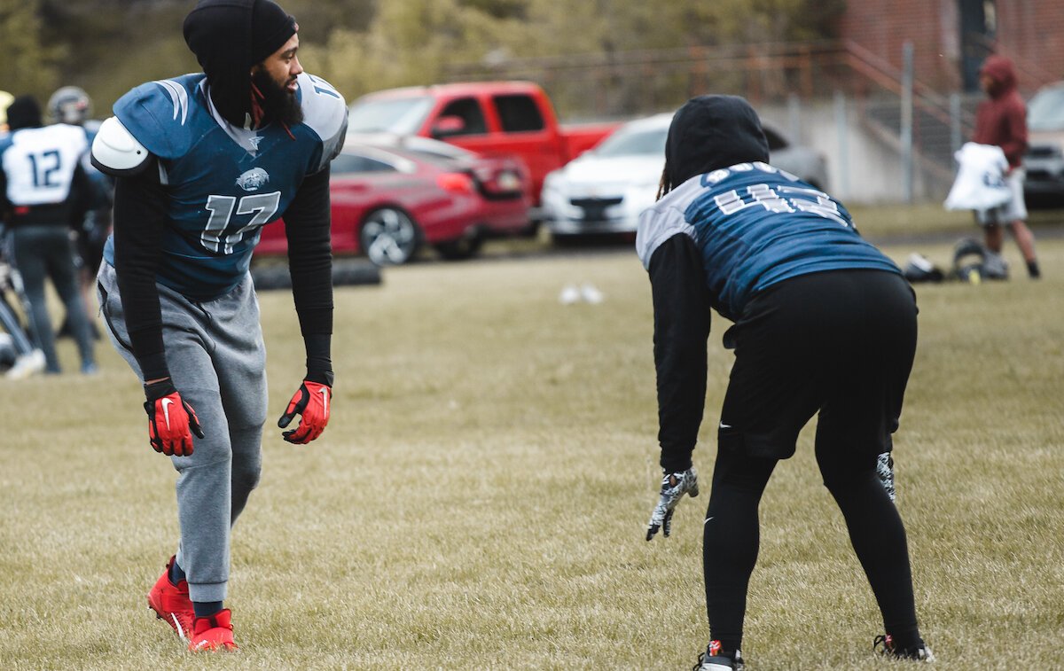 The Flint Fury have about 50 players on the roster, all chasing pro football dreams.