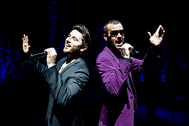 Roy Phelan and Craig Winberry star as George Michael in the concert-style show 'The Life and Music of George Michael.' 