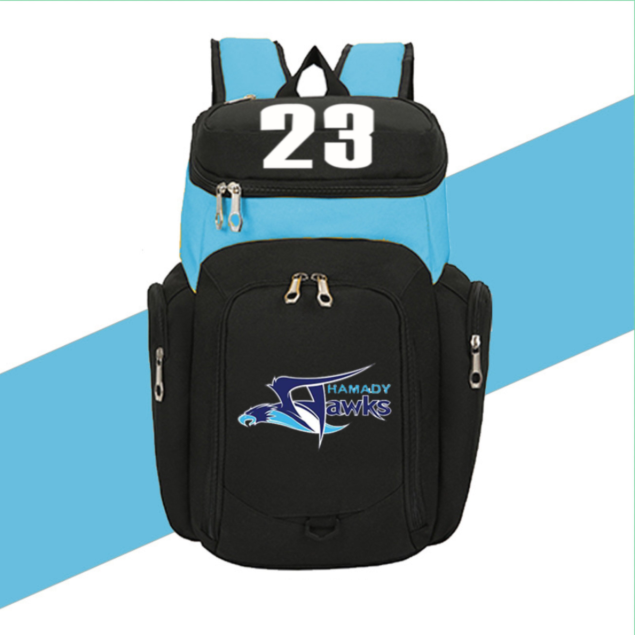 In addition to the uniforms, each player on the team will also receive a warm-up jumpsuit and custom backpack. 