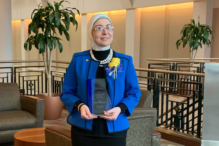 Hiba Wehbe-Alamah is one of three professors honored by the Michigan Association of State Universities.